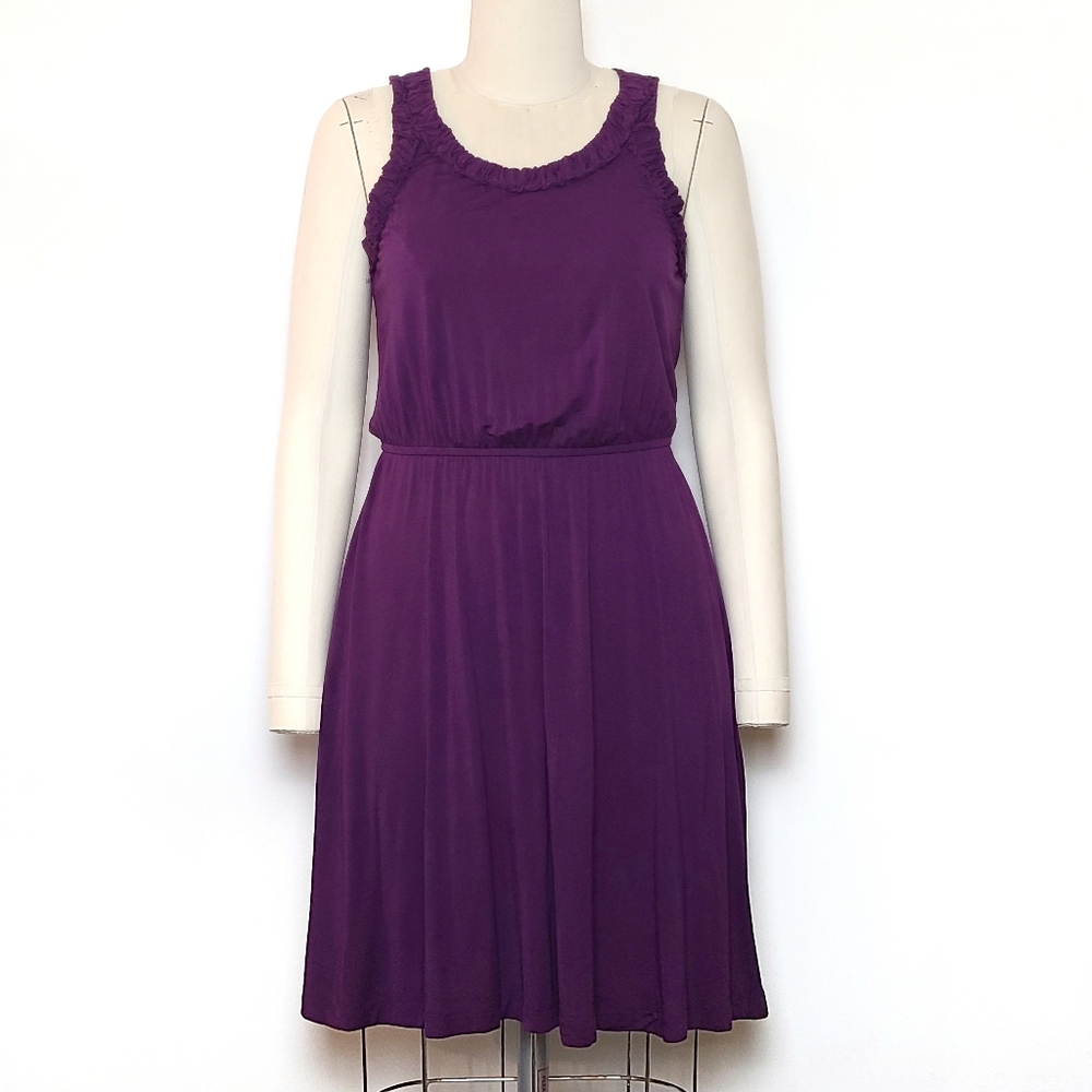 LOFT Scoop Neck Knit Dress